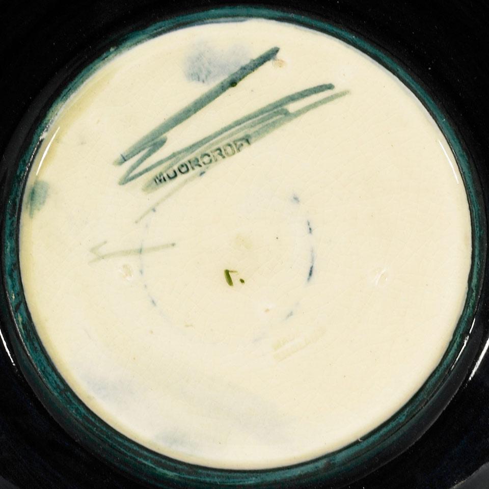 Moorcroft Hibiscus Plate, 1970’s