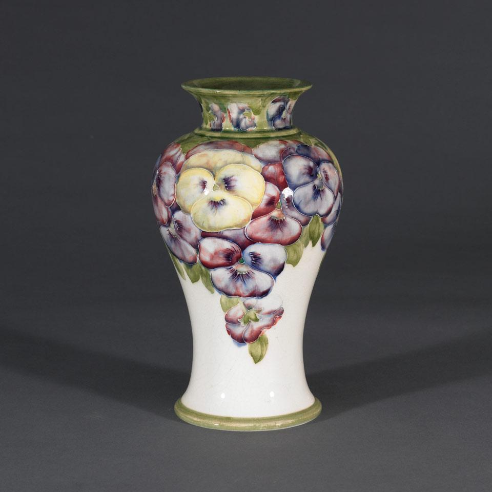 Macintyre Moorcroft Pansy Vase, c.1911-13