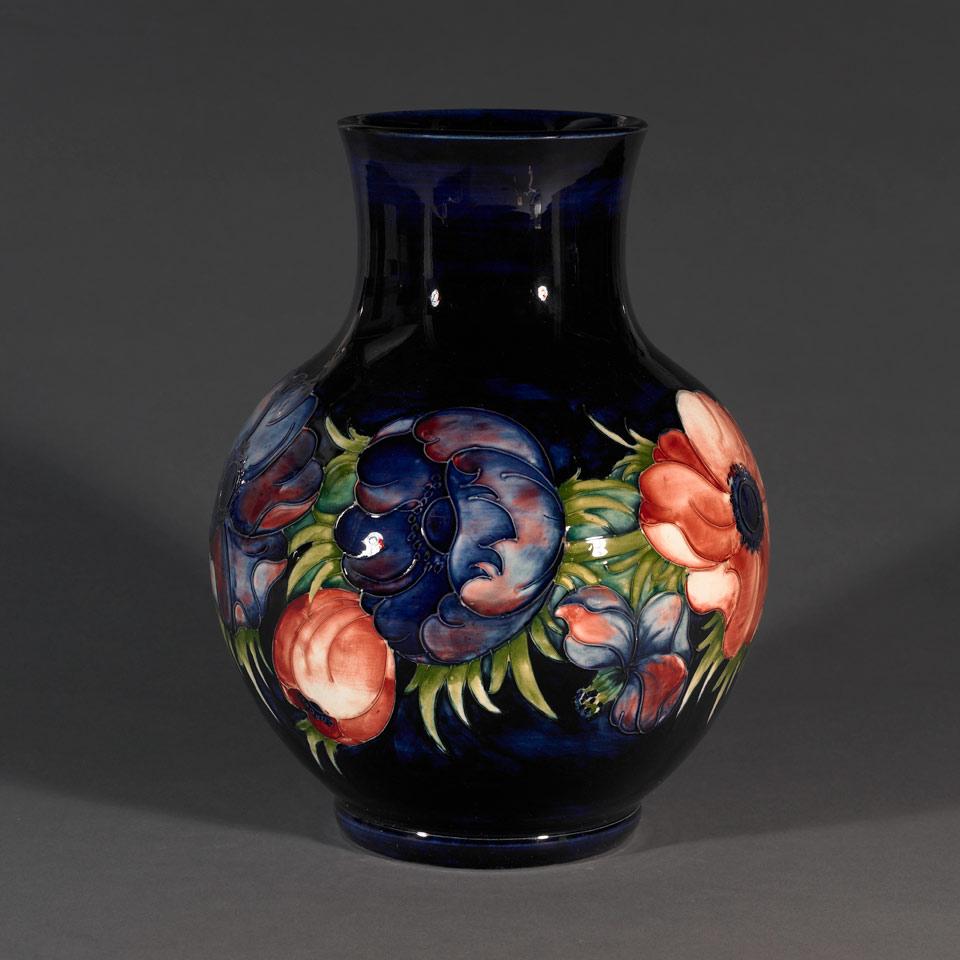 Moorcroft Anemone Vase, 1970’s