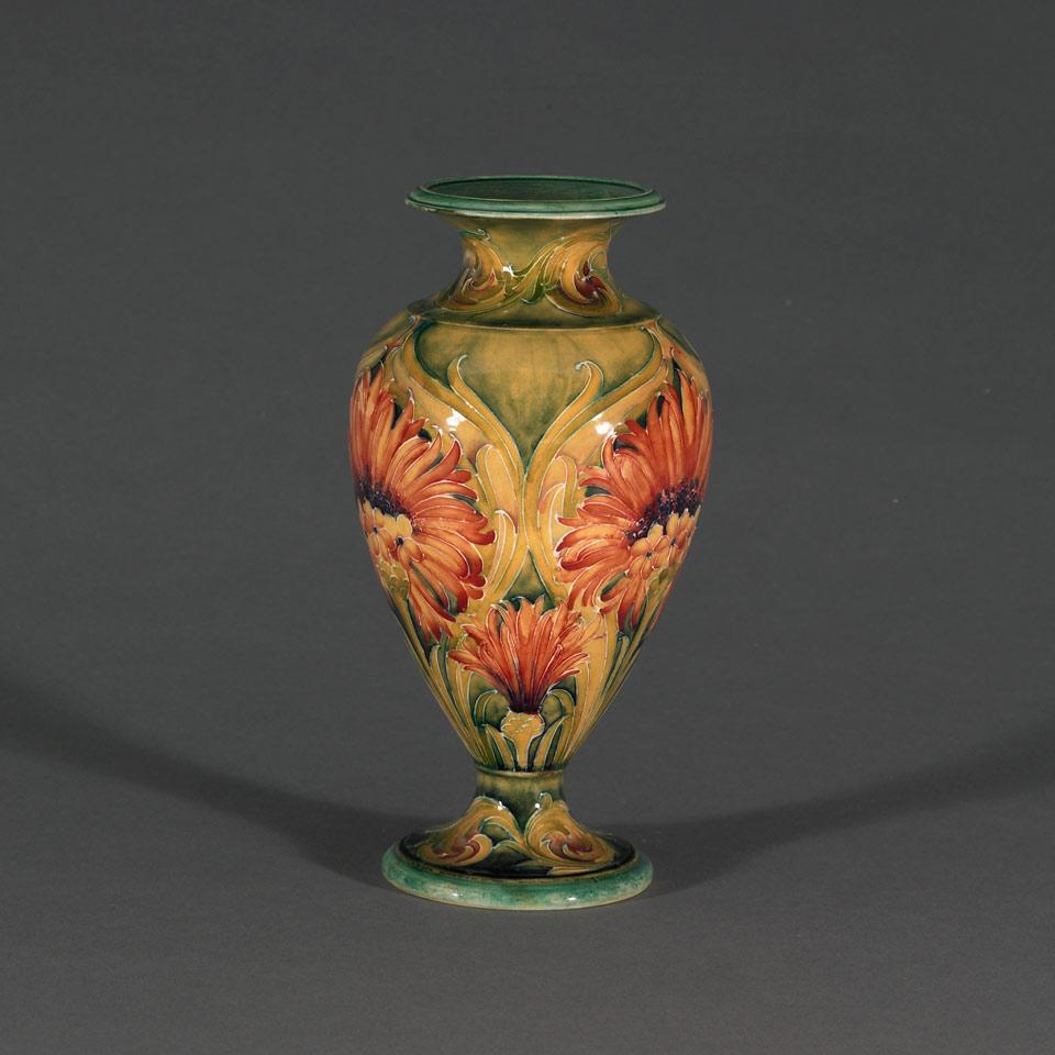 Macintyre Moorcroft Cornflower Vase, c.1912