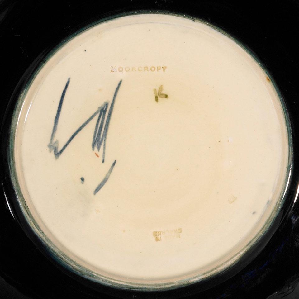 Moorcroft Hibiscus Plate, c.1970