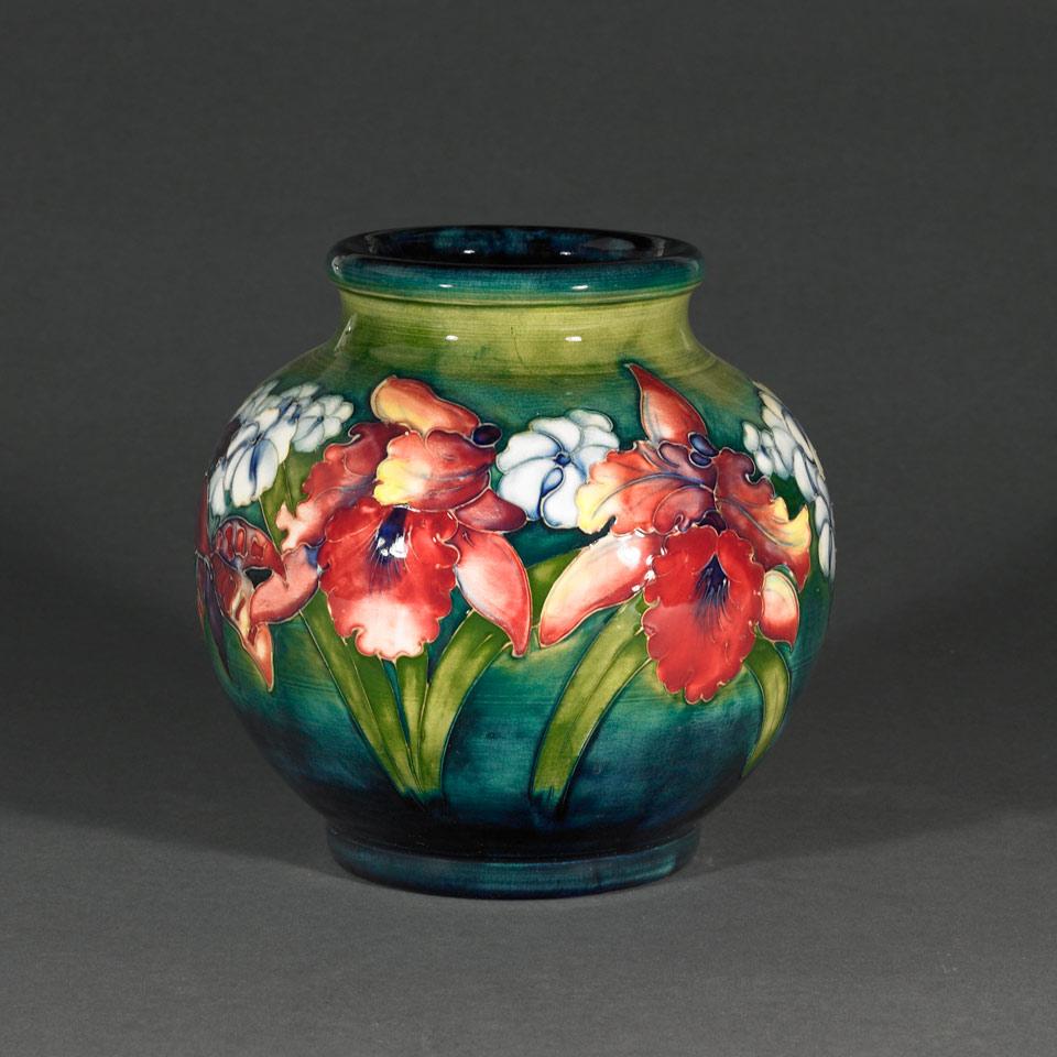Moorcroft Orchids Vase, c.1945-49