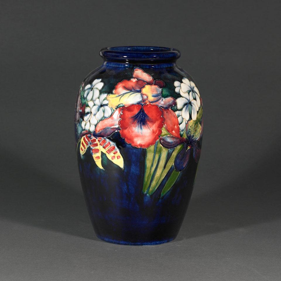 Moorcroft Orchid Vase, c.1945-49