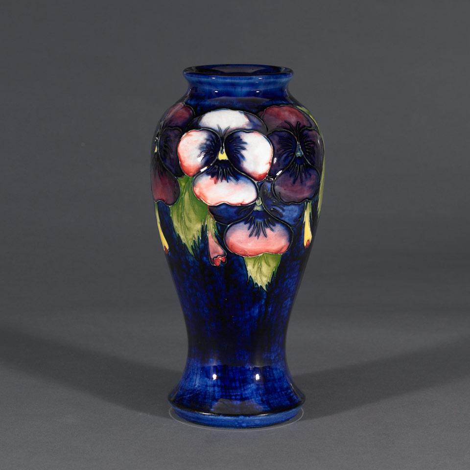 Moorcroft Pansy Vase, 1930’s