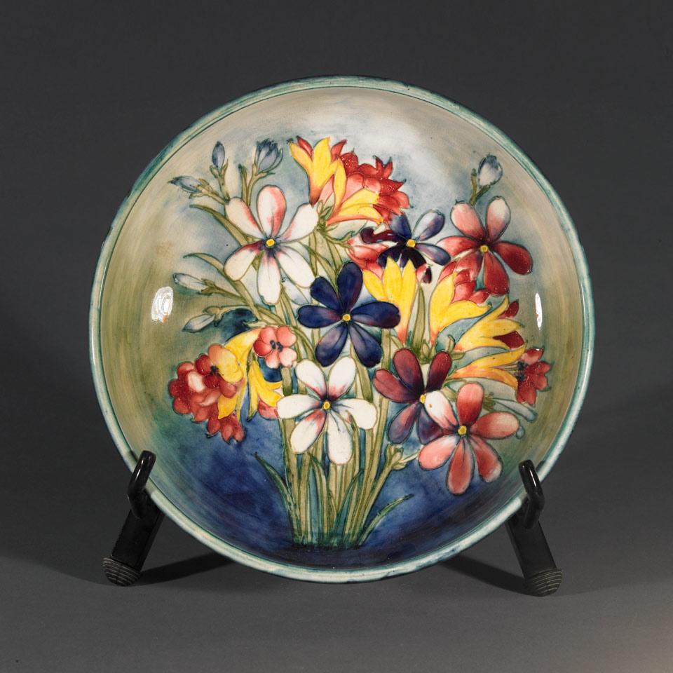 Moorcroft Spring Flowers Bowl, c.1940