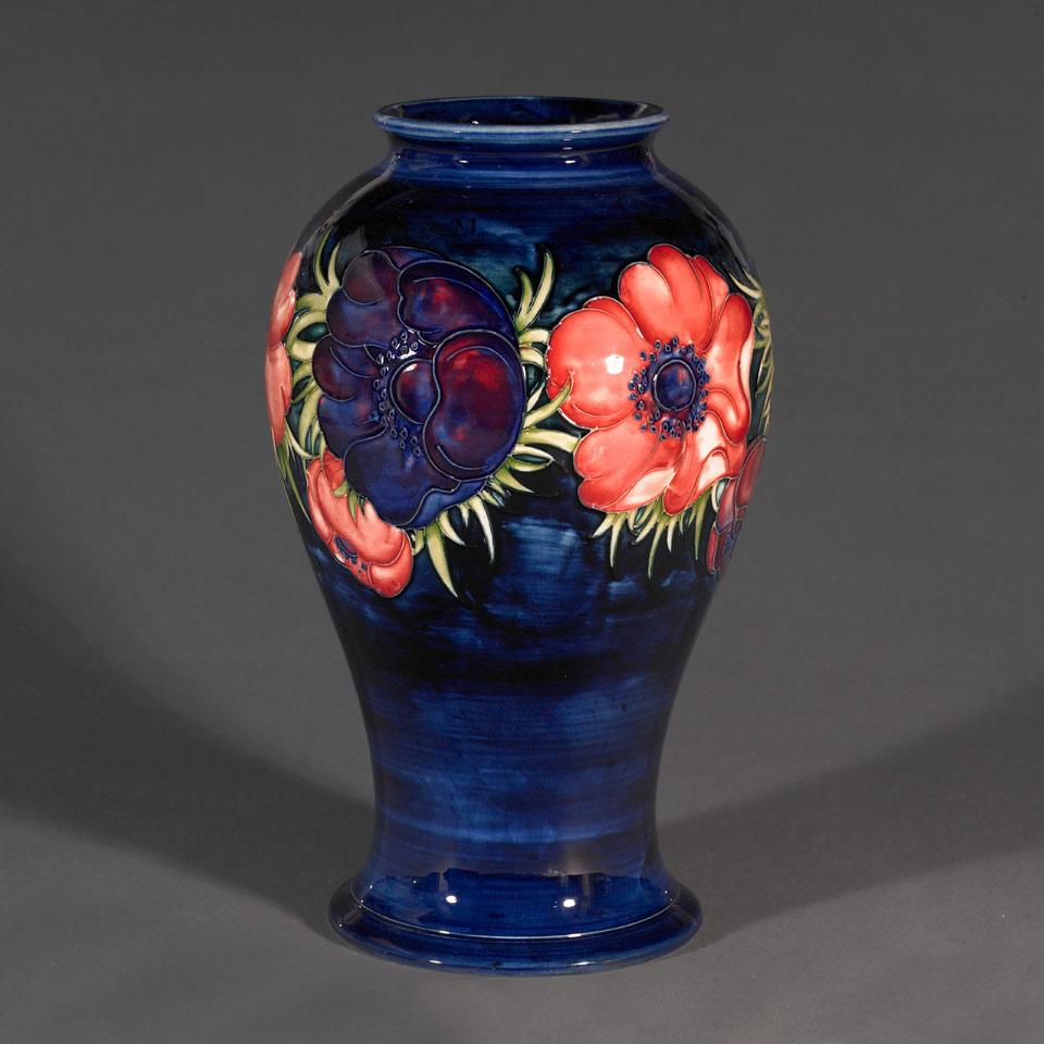 Moorcroft Anemone Vase, 1970’s