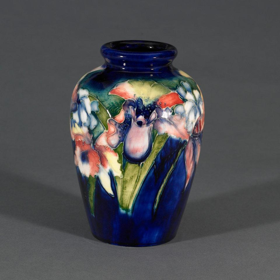 Moorcroft Orchids Vase, c.1930