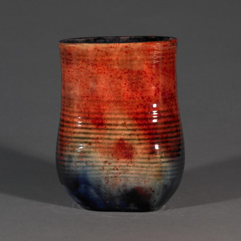Moorcroft Flambé Natural Pottery Vase, 1930’s