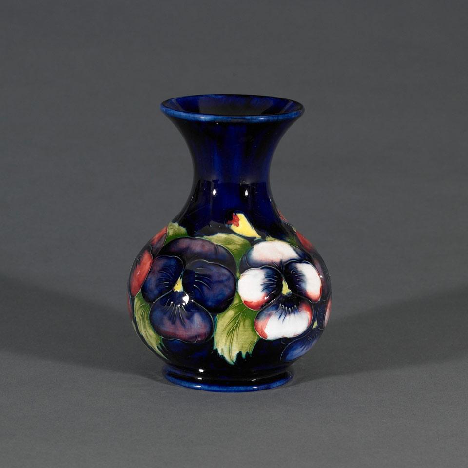 Moorcroft Pansy Vase, 1930’s