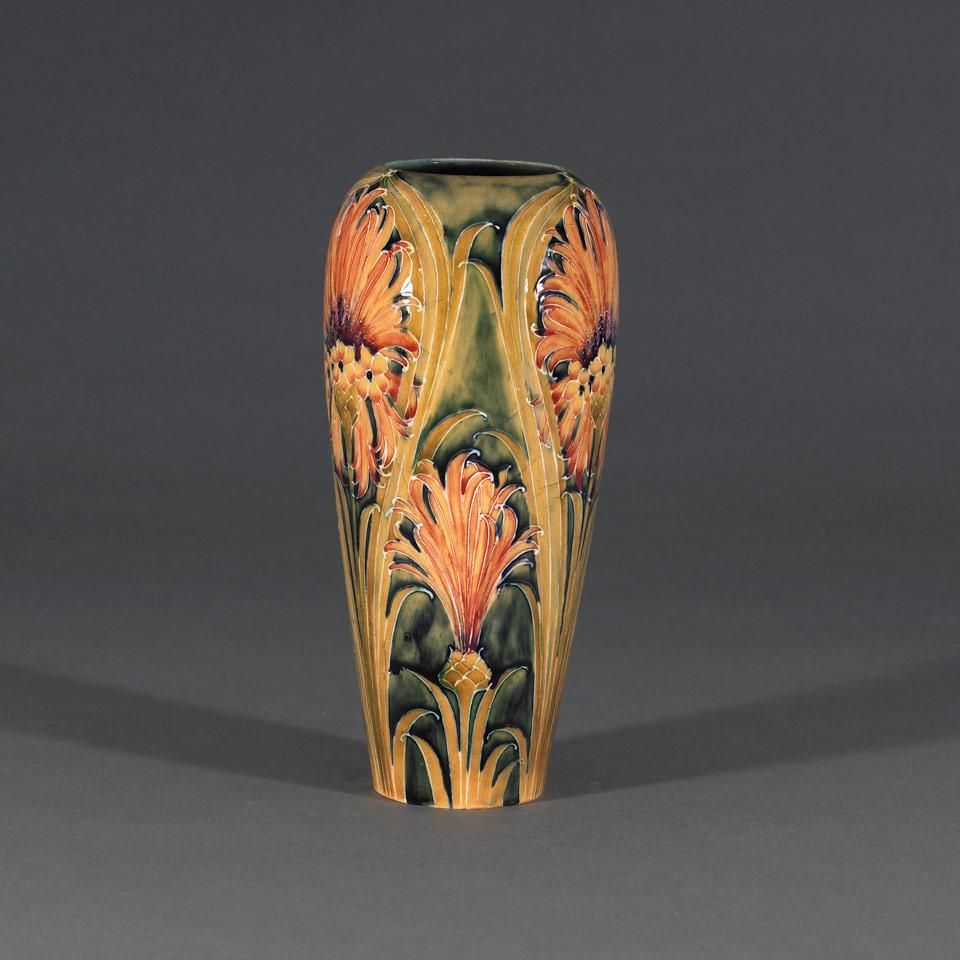 Macintyre Moorcroft Cornflower Vase, c.1910