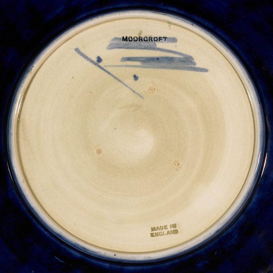 Moorcroft Pansy Plate, c.1925-30