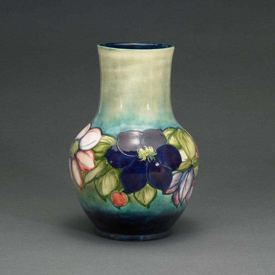 Moorcroft Clematis Vase, 1940’s