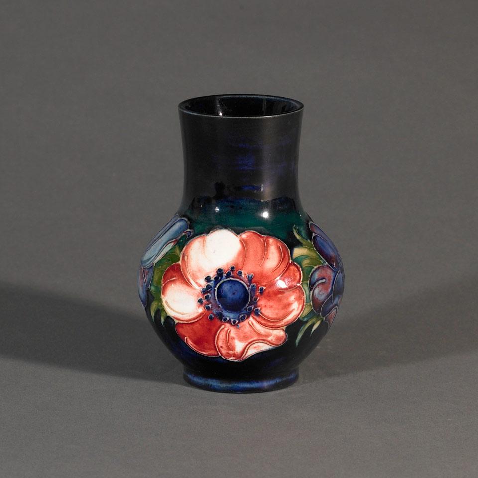 Moorcroft Anemone Vase, c.1960