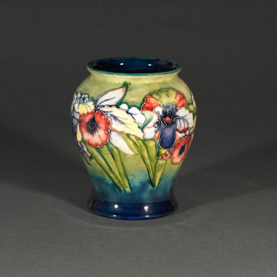 Moorcroft Orchids Vase, 1930’s