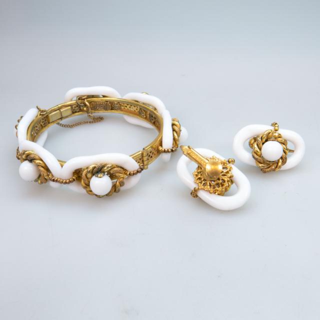 Miriam Haskell Gold-Tone Jewellery Suite