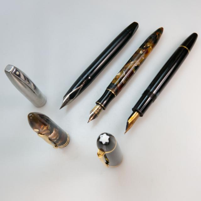 3 Various Fountain Pens
