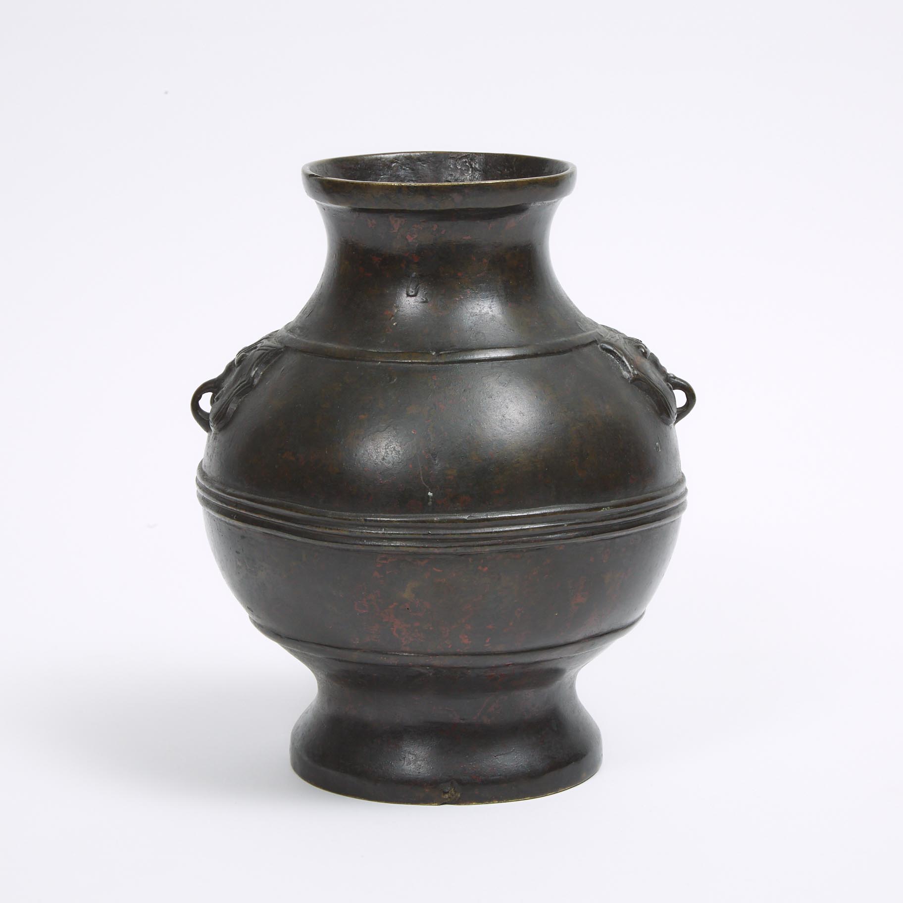 A Chinese Bronze 'Hu' Vase