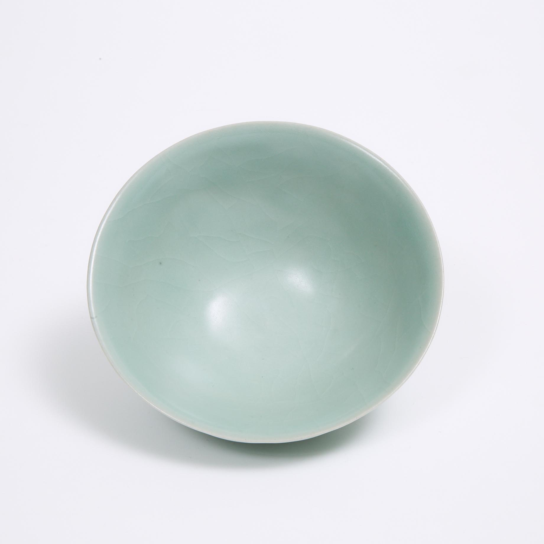 A Longquan Celadon 'Lotus' Bowl, Southern Song Dynasty or Later