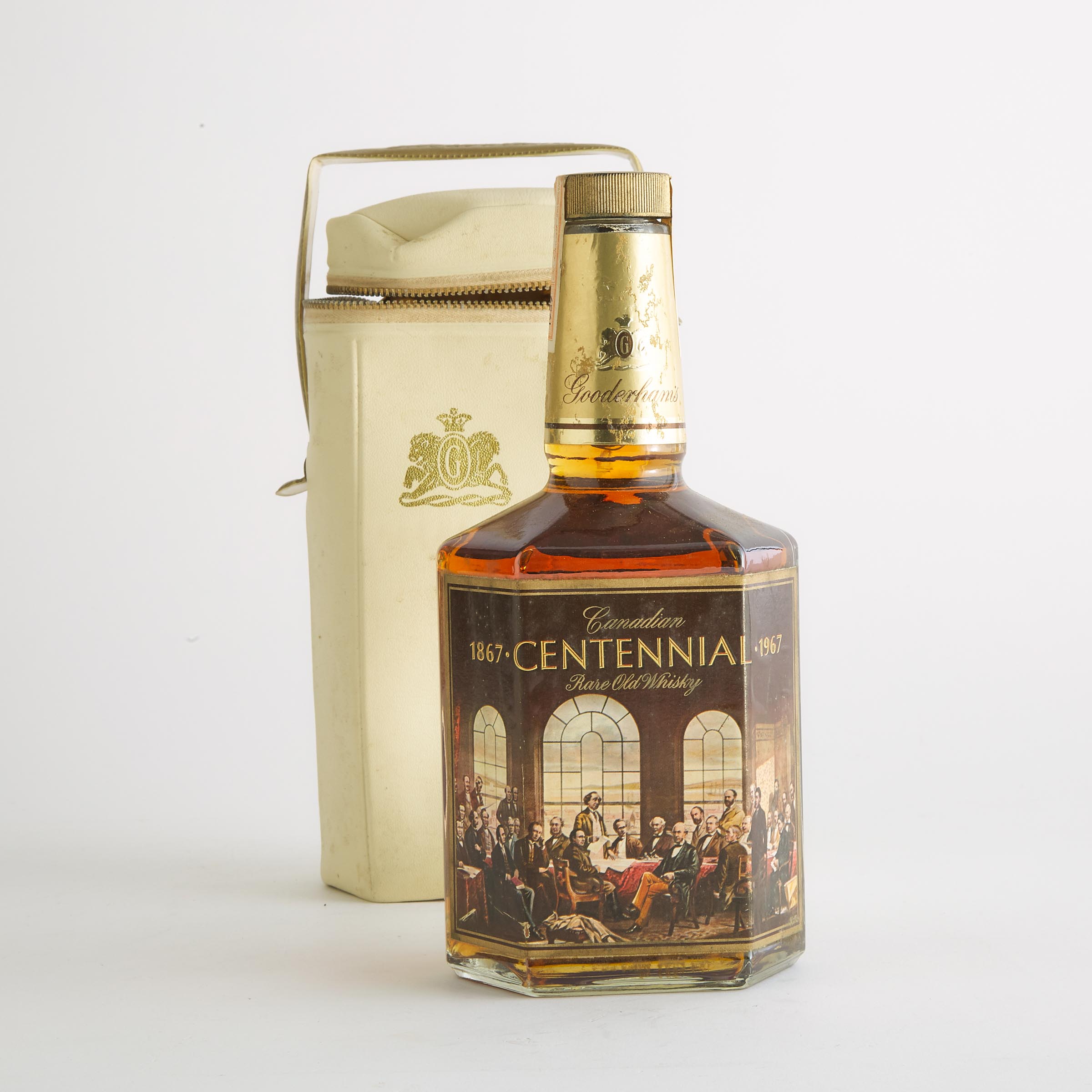 GOODERHAM’S CANADIAN CENTENNIAL RARE OLD WHISKY 15 YEARS (ONE 25 OZ.)