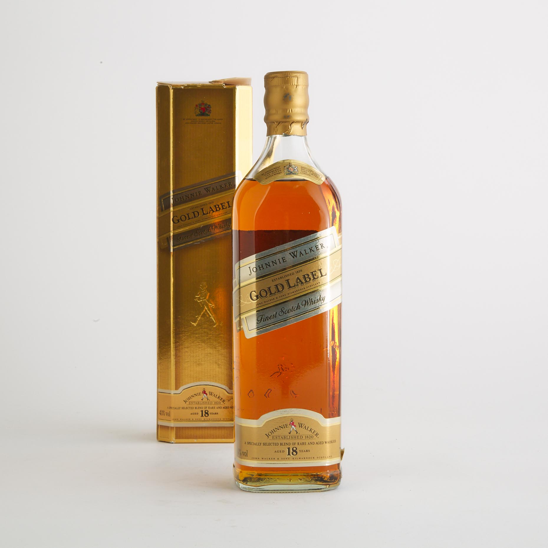 JOHNNIE WALKER BLENDED SCOTCH WHISKY 18 YEARS (ONE 75 CL)