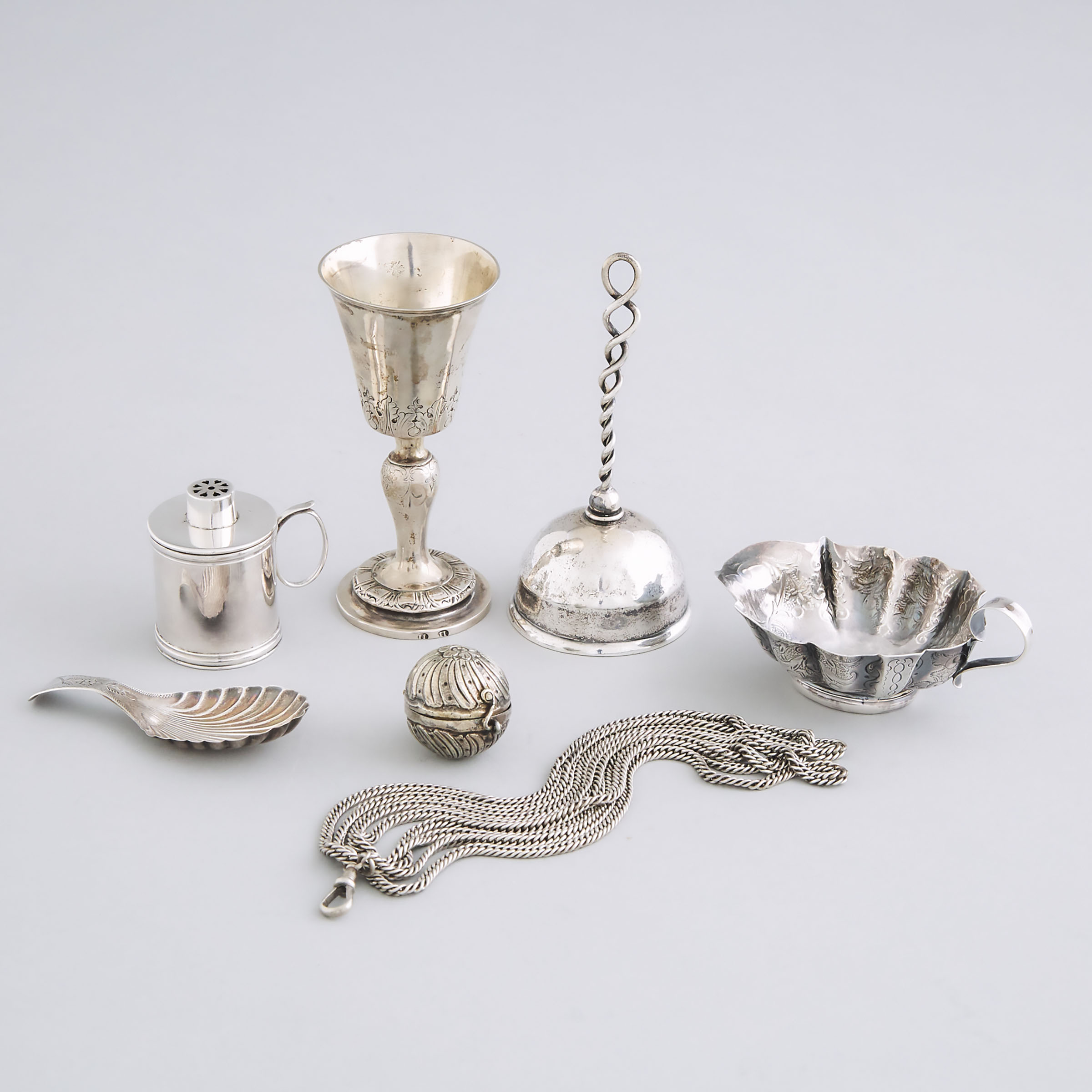 Group of English, Continental and Canadian Silver, 19th century