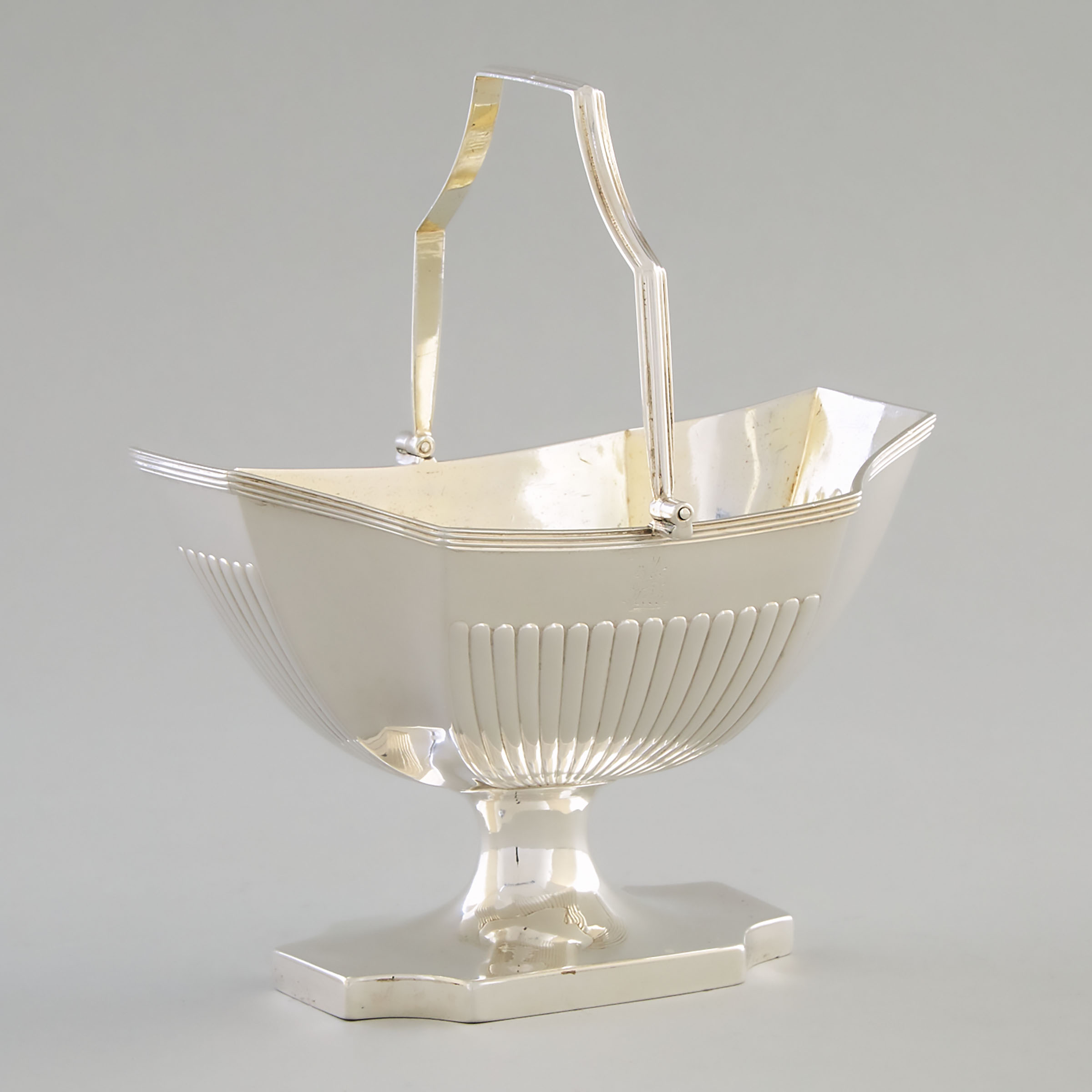 George III Silver Sugar Basket, John Robins, London, 1798