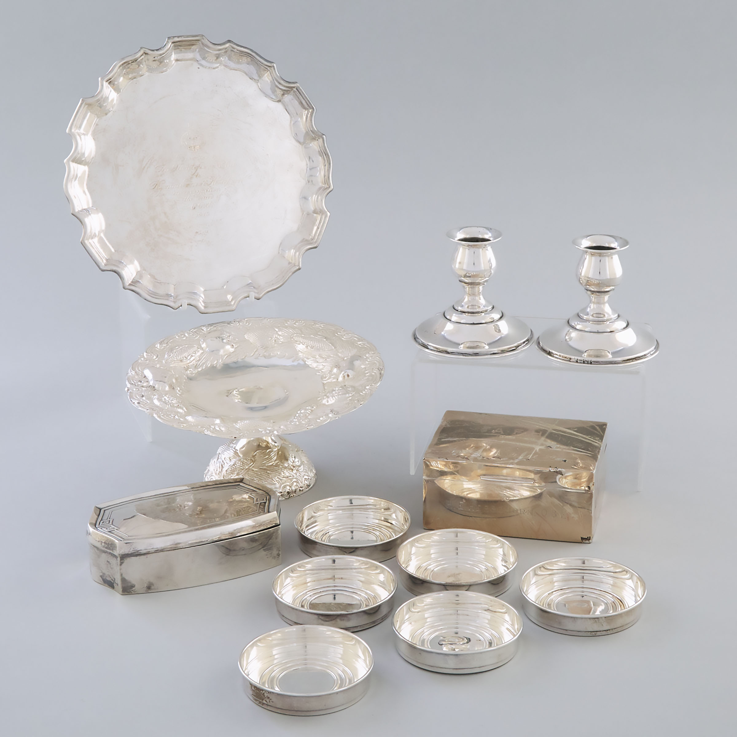 Group of North American and English Silver, 20th century