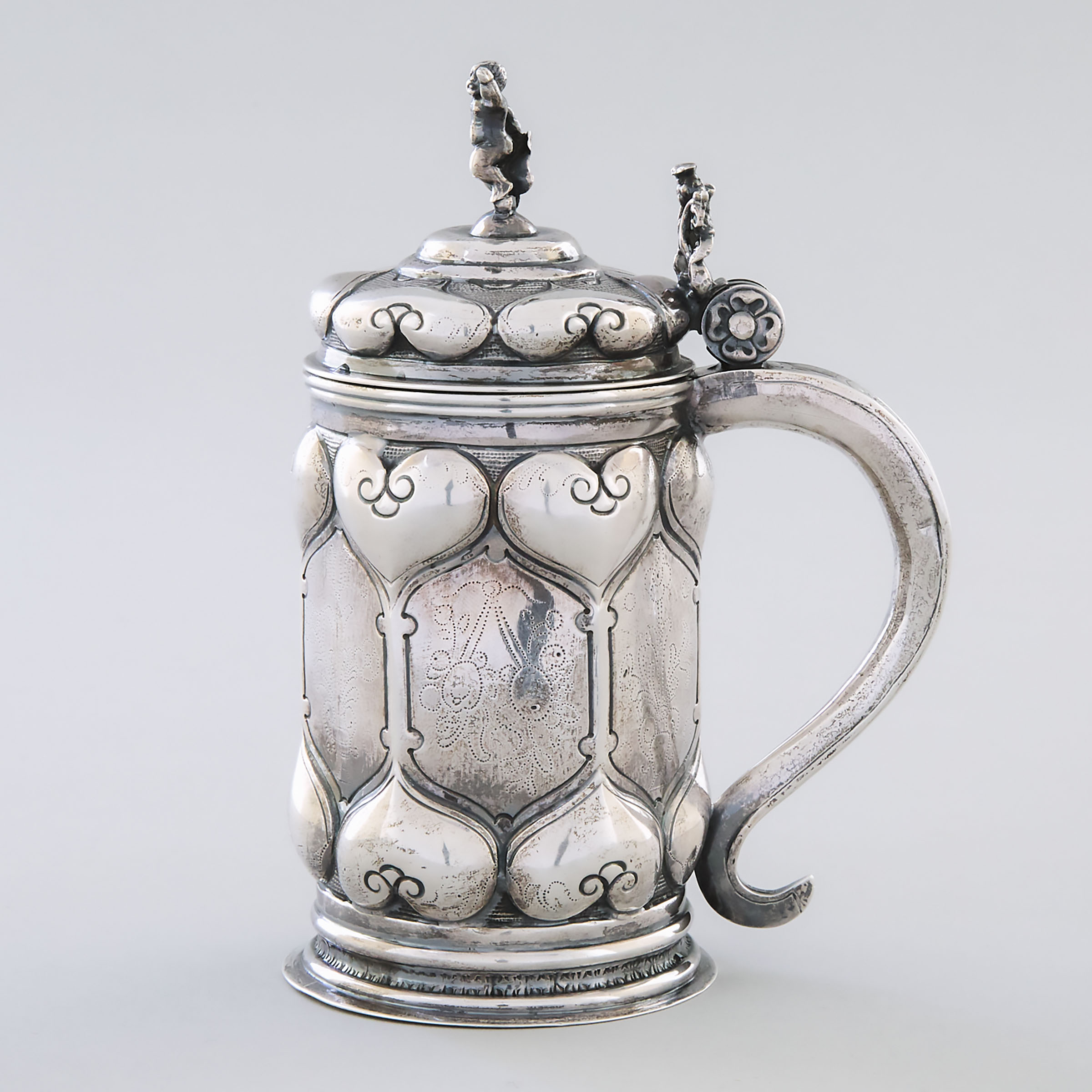 German Silver Small Tankard, probably late 19th century