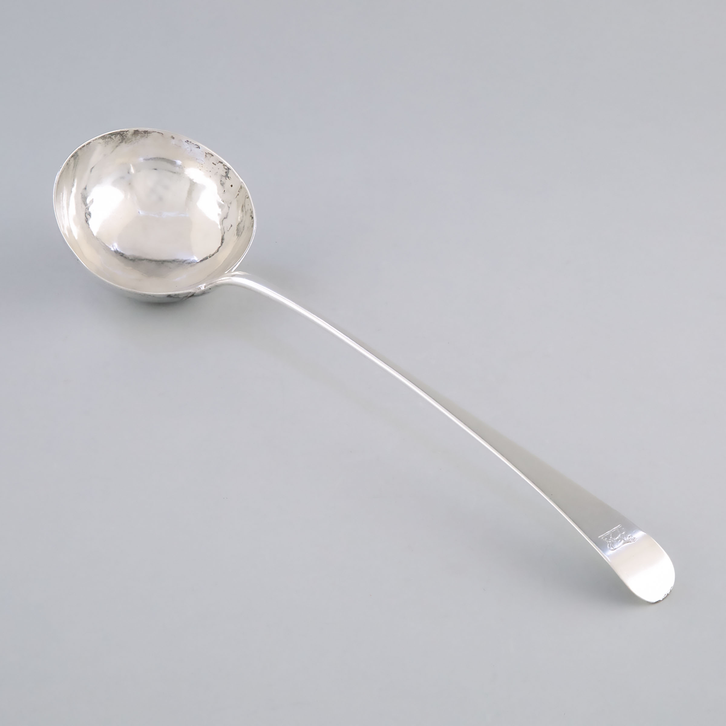 George III Silver Old English Pattern Soup Ladle, London, 1788
