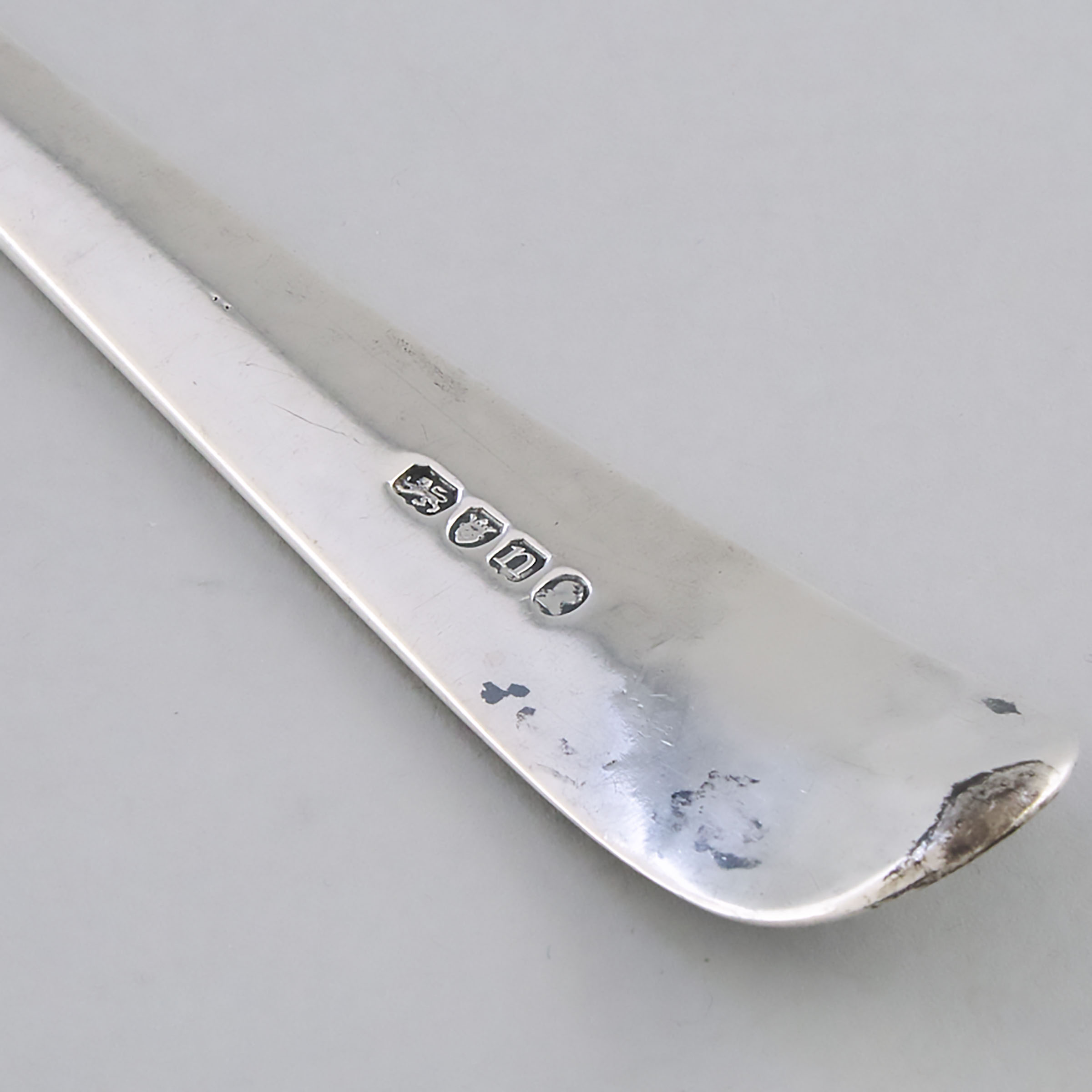 George III Silver Old English Pattern Soup Ladle, London, 1788