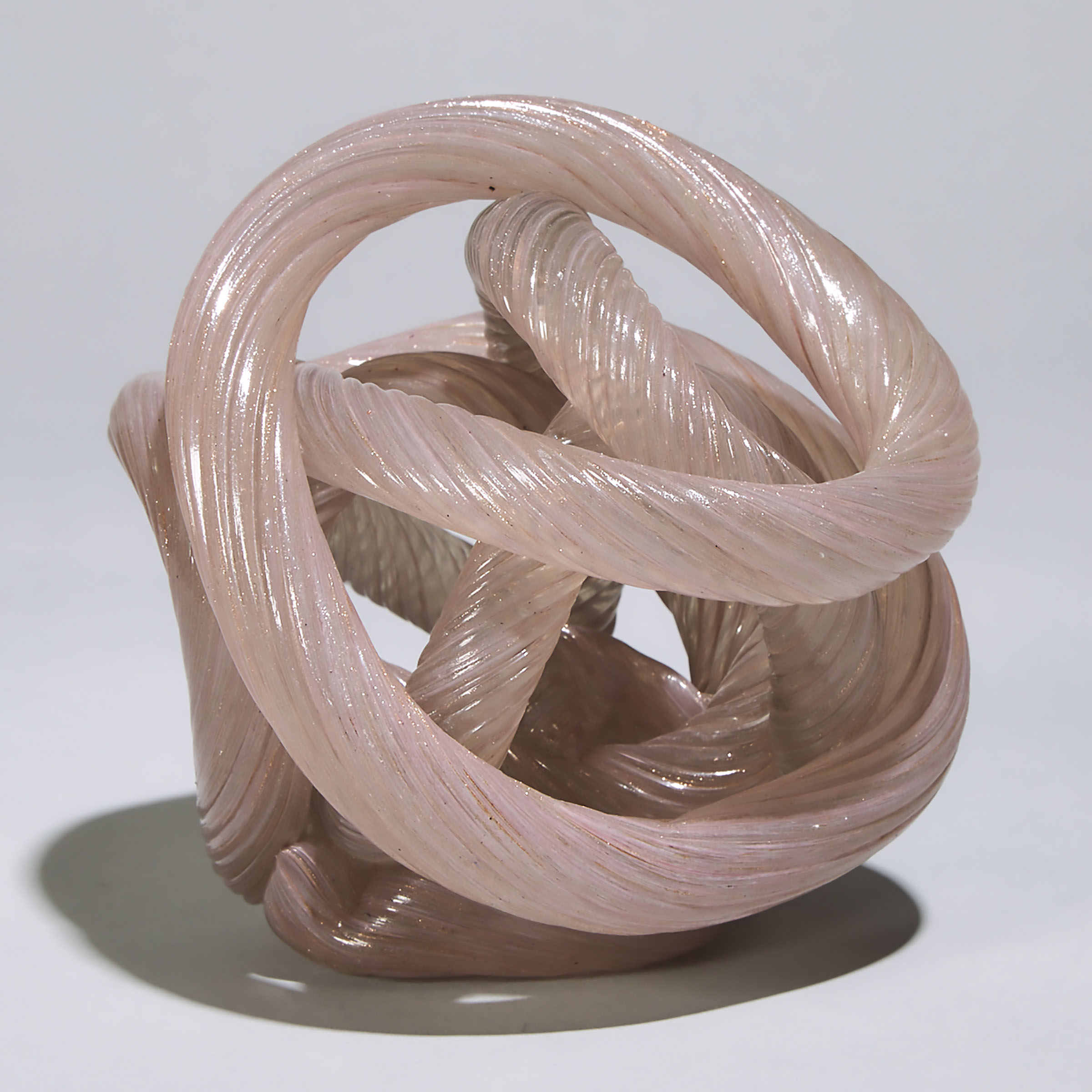 Murano Glass Rope Knot, 20th century