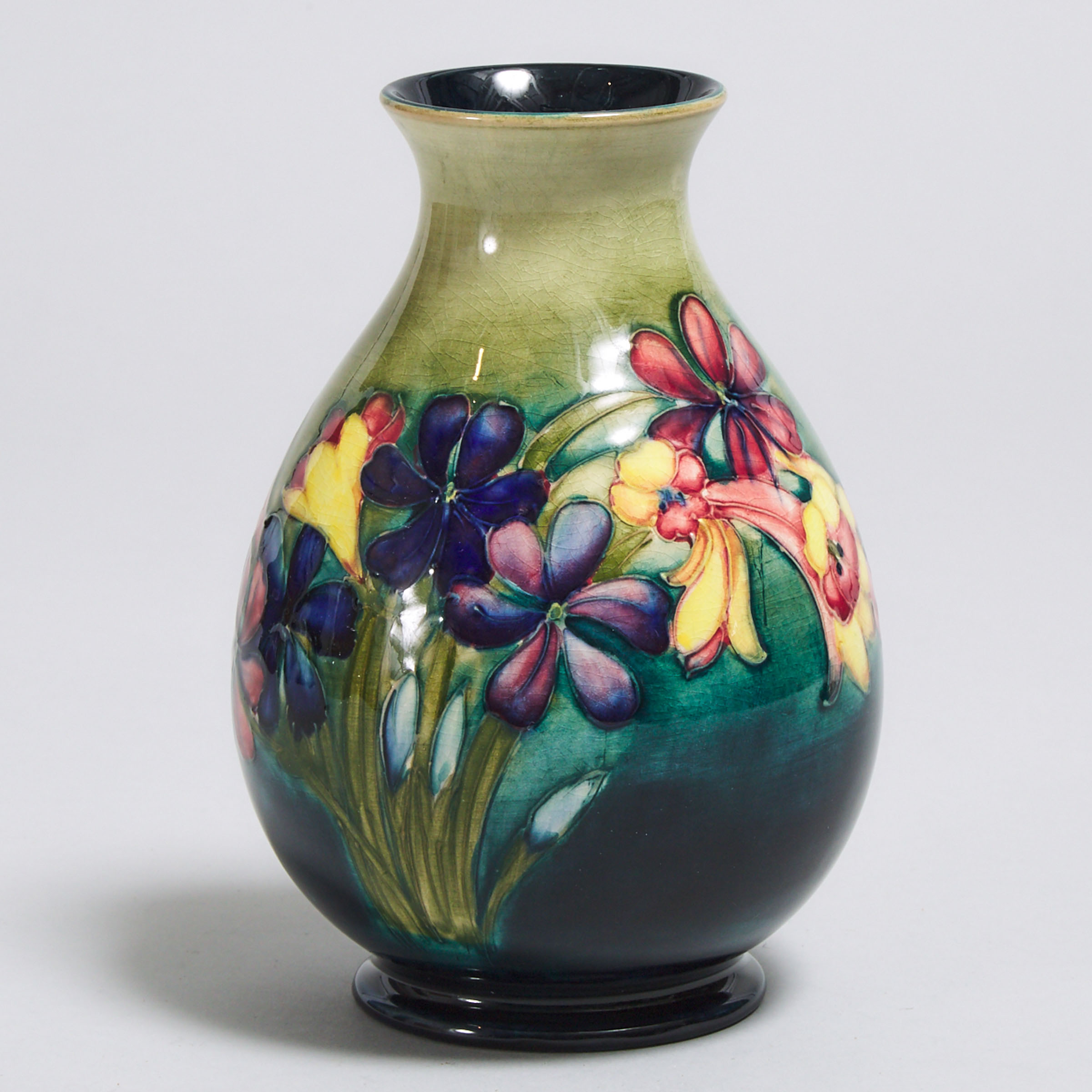 Moorcroft Spring Flowers Vase, c.1945-49
