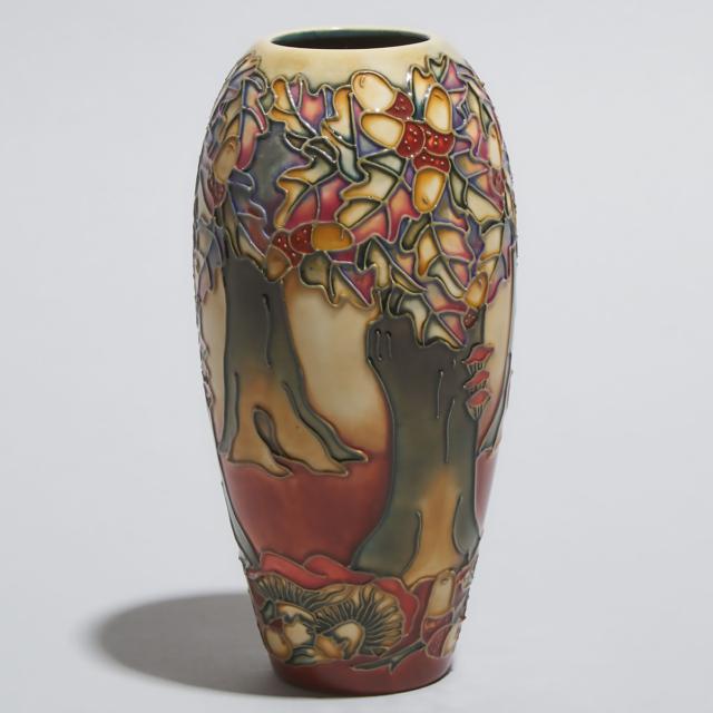 Moorcroft Knightwood Vase, 1999