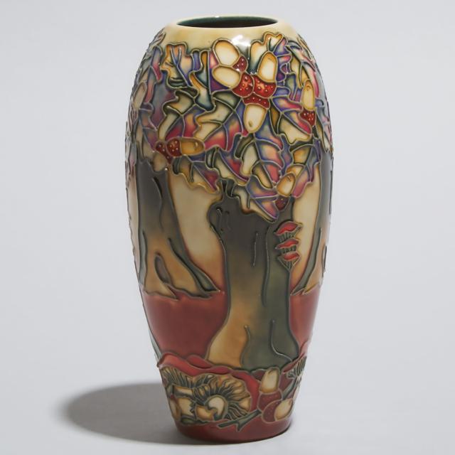 Moorcroft Knightwood Vase, 1999