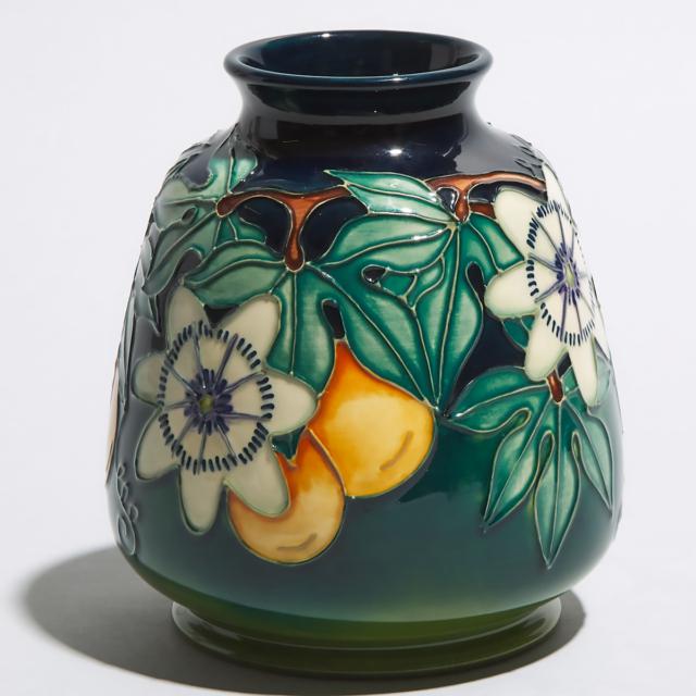 Moorcroft Passion Fruit Vase, 1998