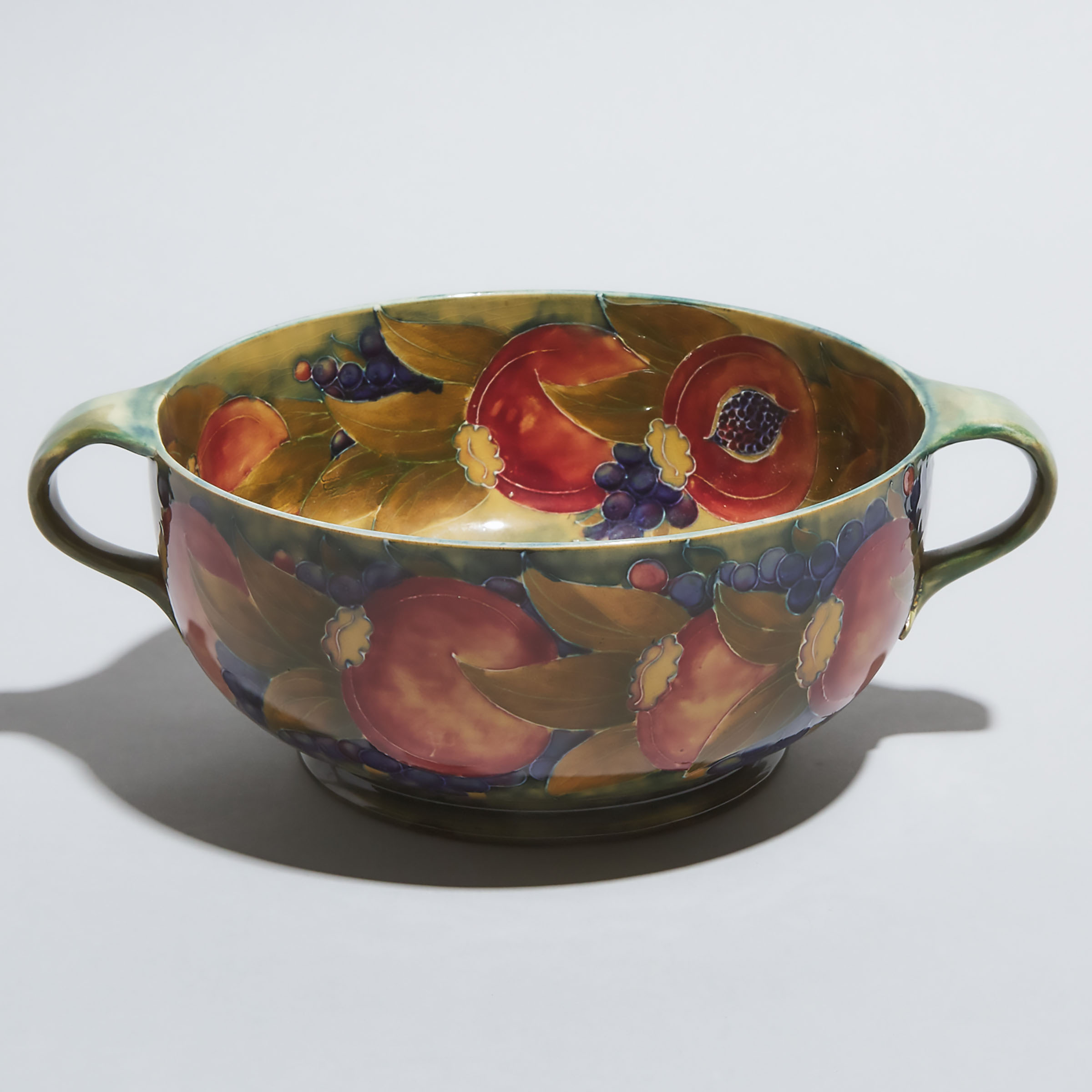 Macintyre Moorcroft Pomegranate Two-Handled Bowl, for Liberty & Co., dated 1912