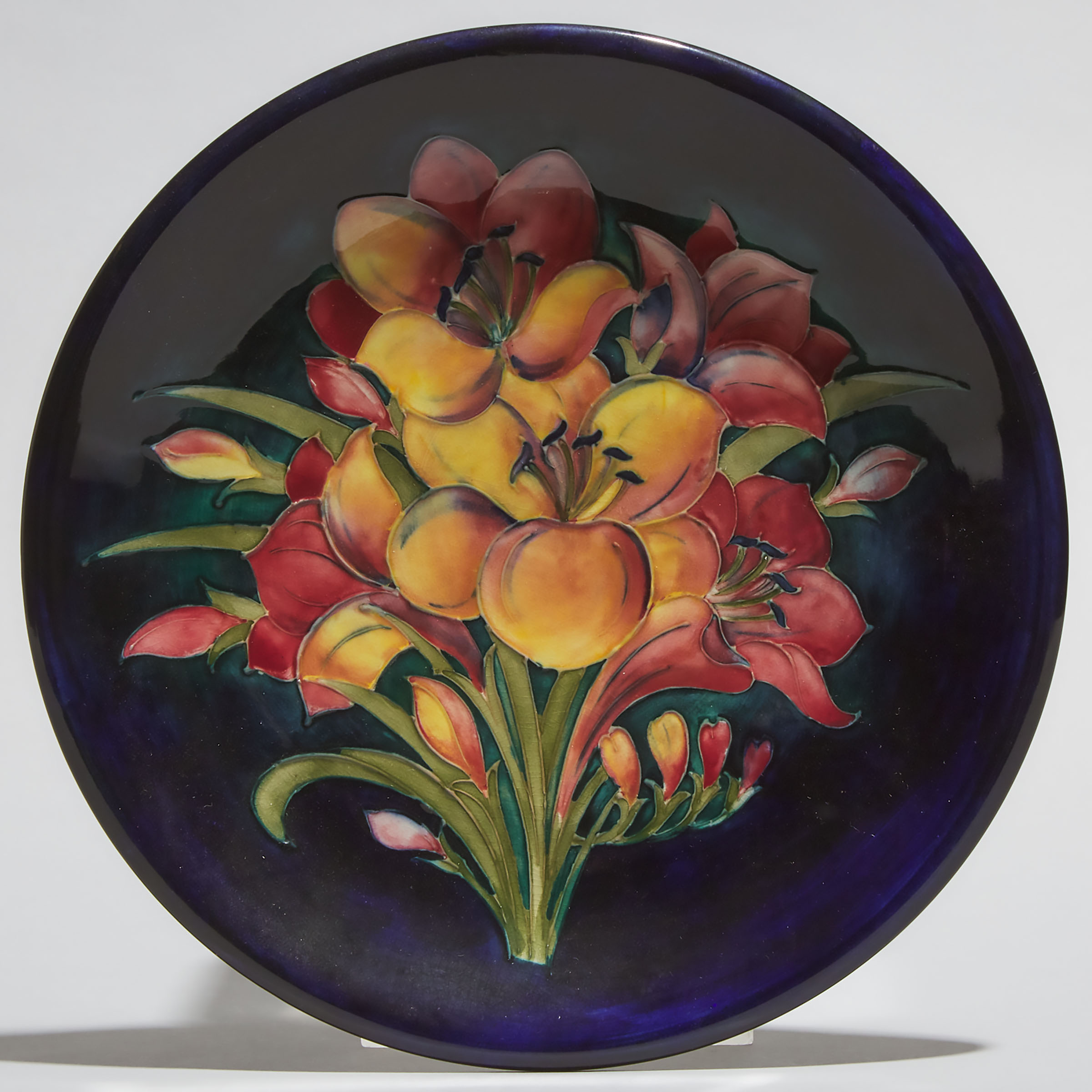 Moorcroft African Lily Plate, c.1950