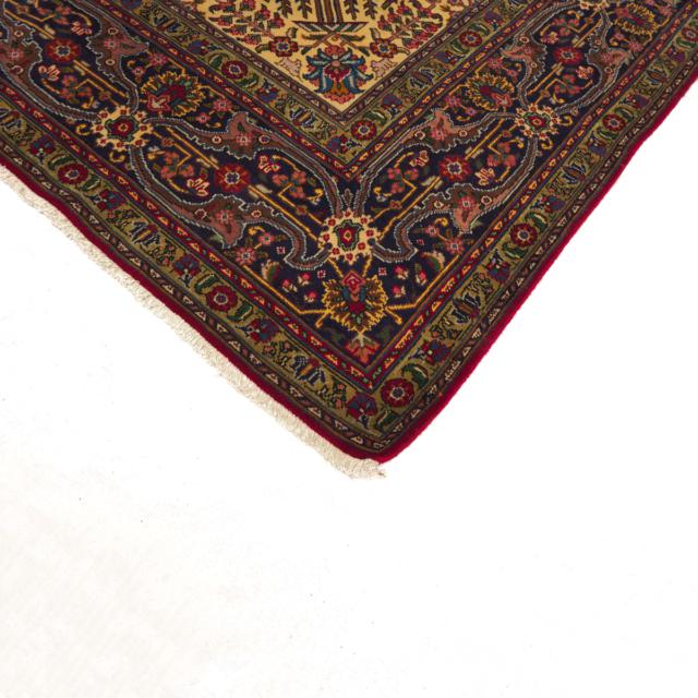 Tabriz Carpet, Persian, c.1980
