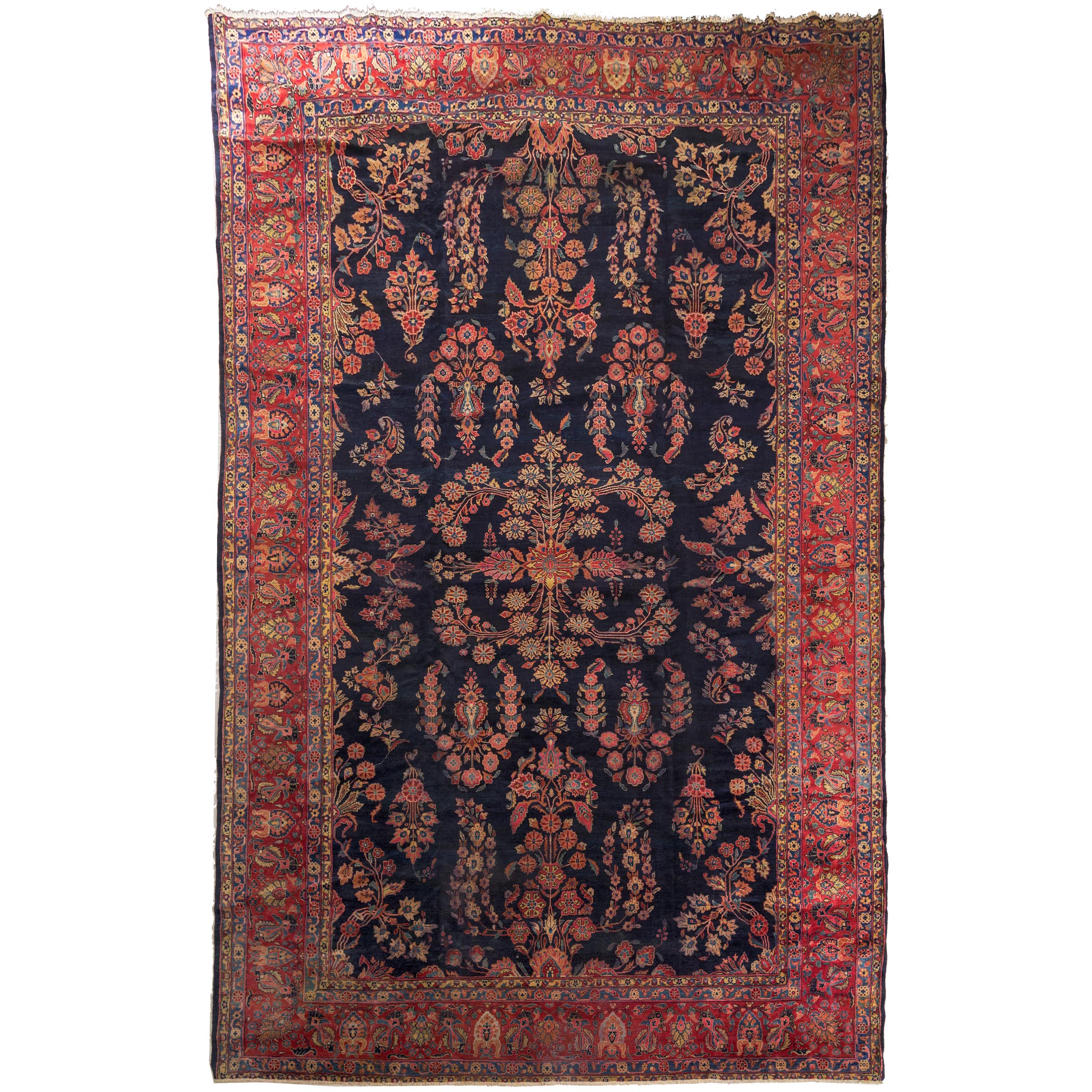 Mohajeran Sarouk Carpet, Persian, c.1900