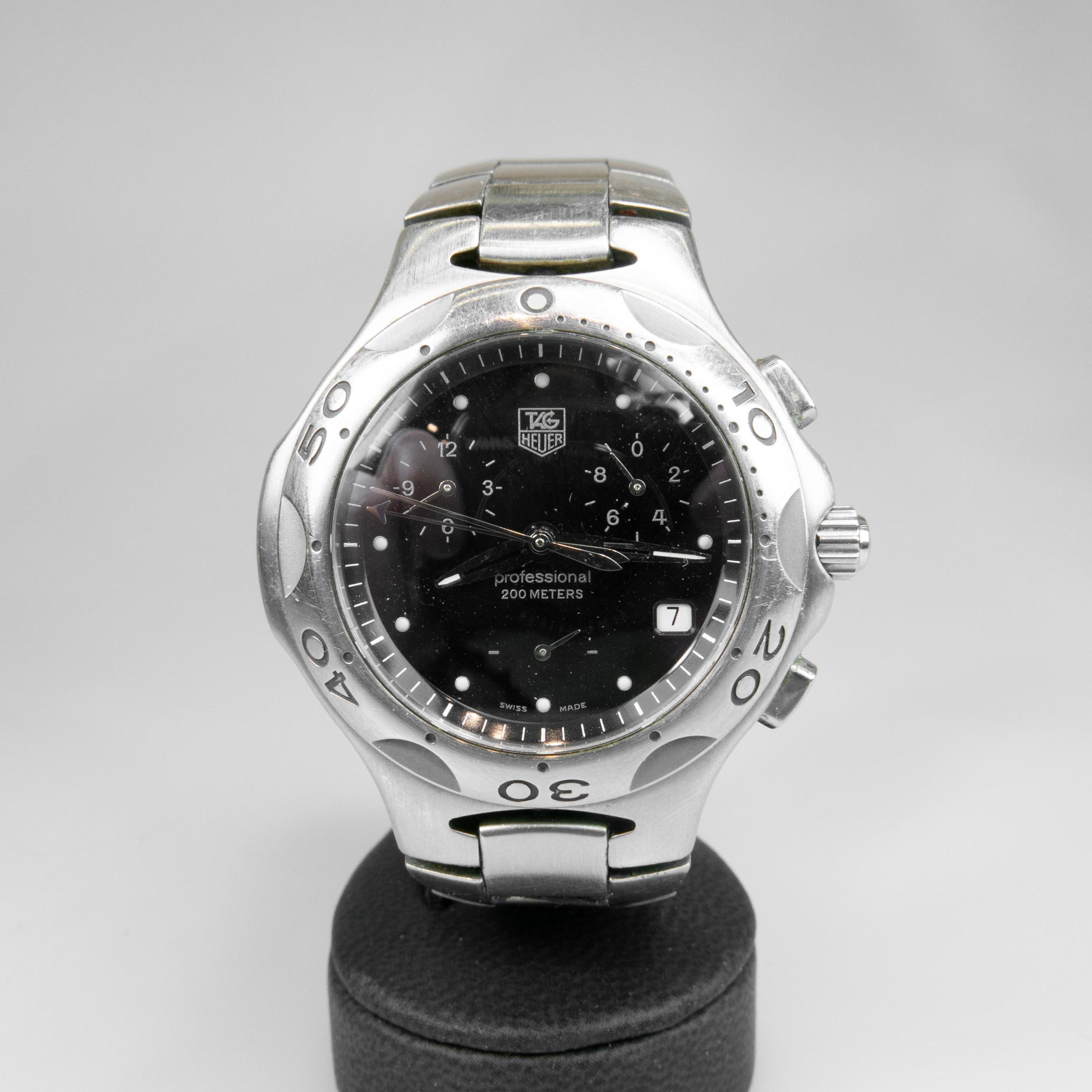  Tag Heuer 'Kirium' Professional 200 Wristwatch, With Chronograph And Date