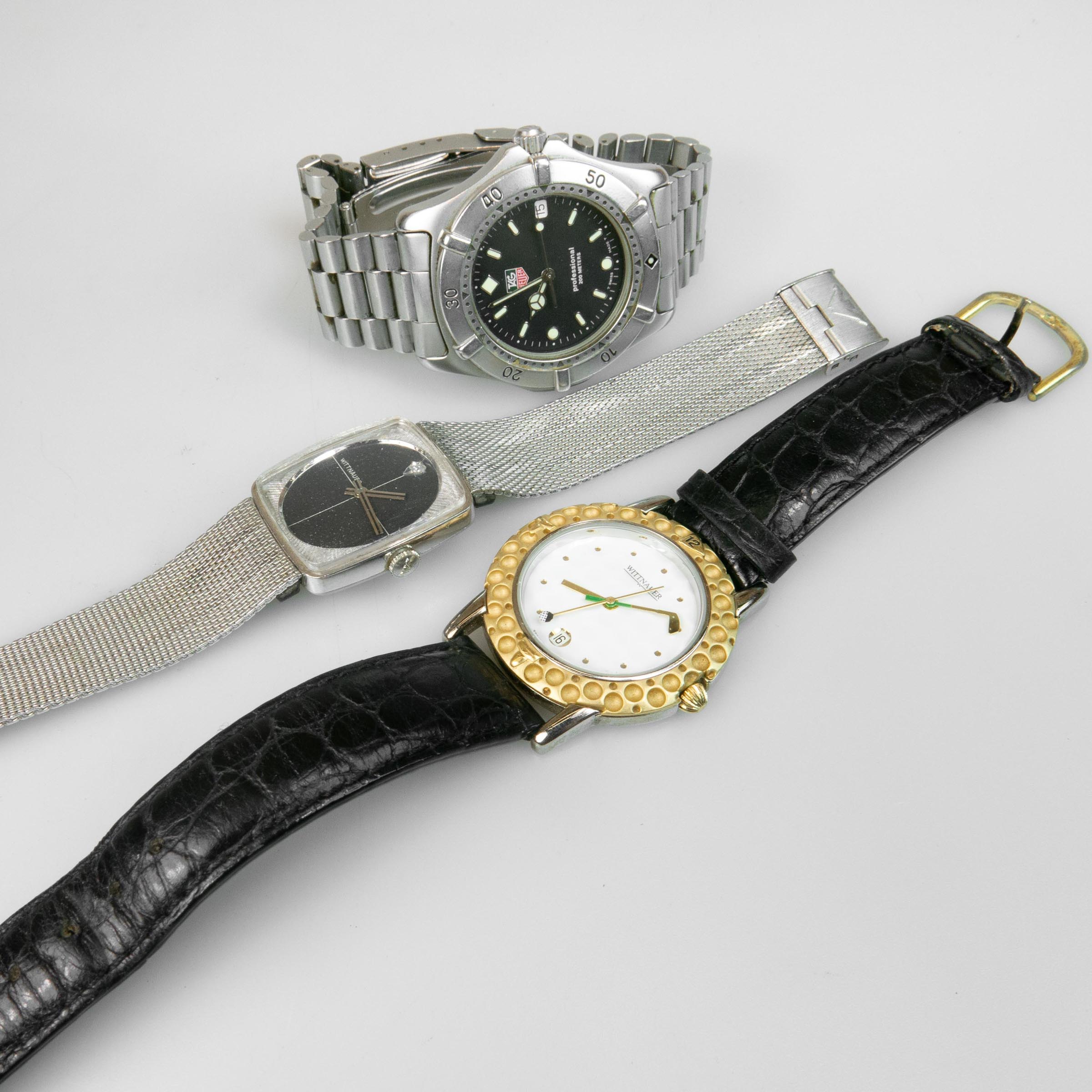 Three Various Wristwatches