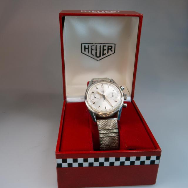 Heuer Carrera Wristwatch With Chronograph
