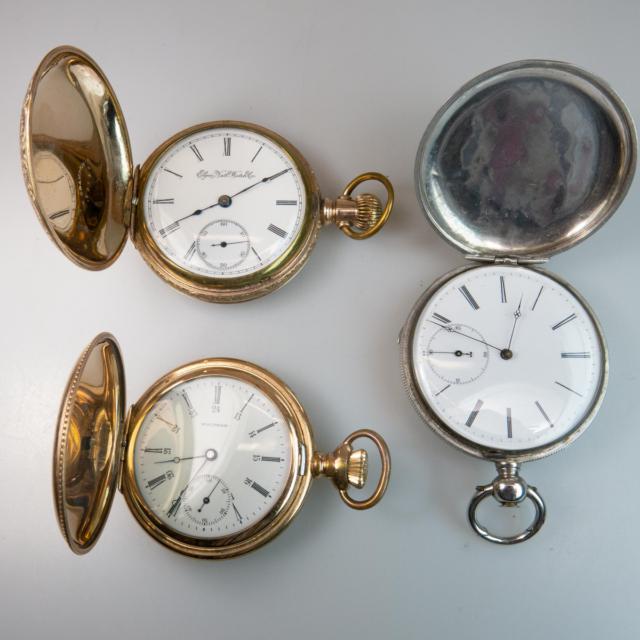 6 Various Pocket Watches All In Gold-Filled Or Silver Cases