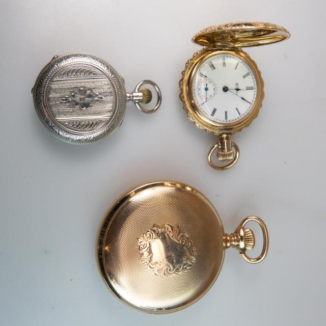 6 Various Pocket Watches All In Gold-Filled Or Silver Cases