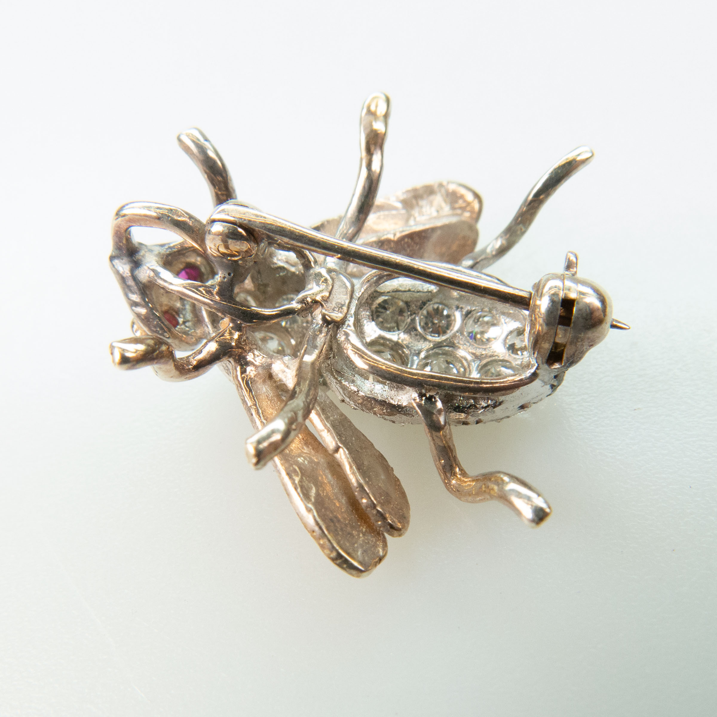 14k Yellow Gold And White Gold Brooch/Pendant