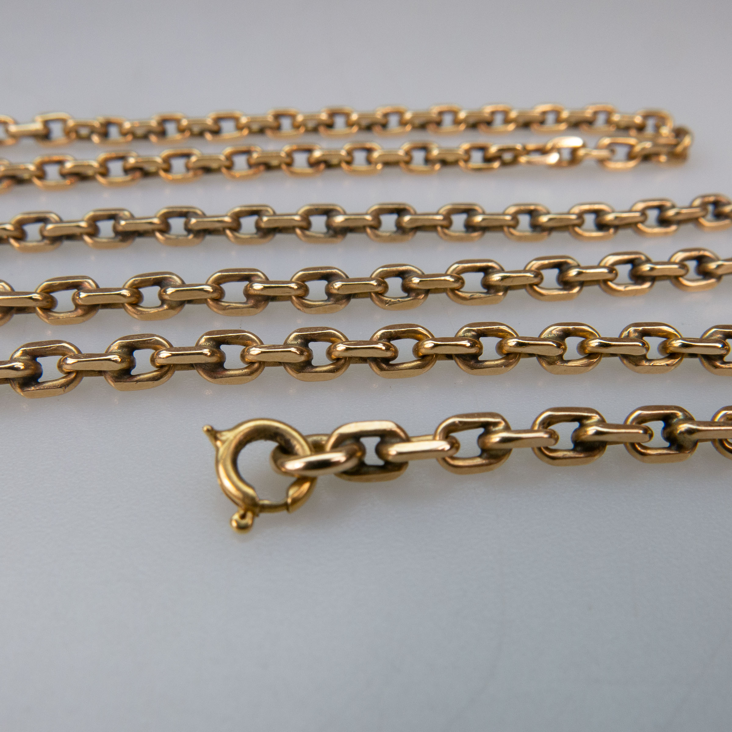 14k Yellow Gold Oval Link Chain