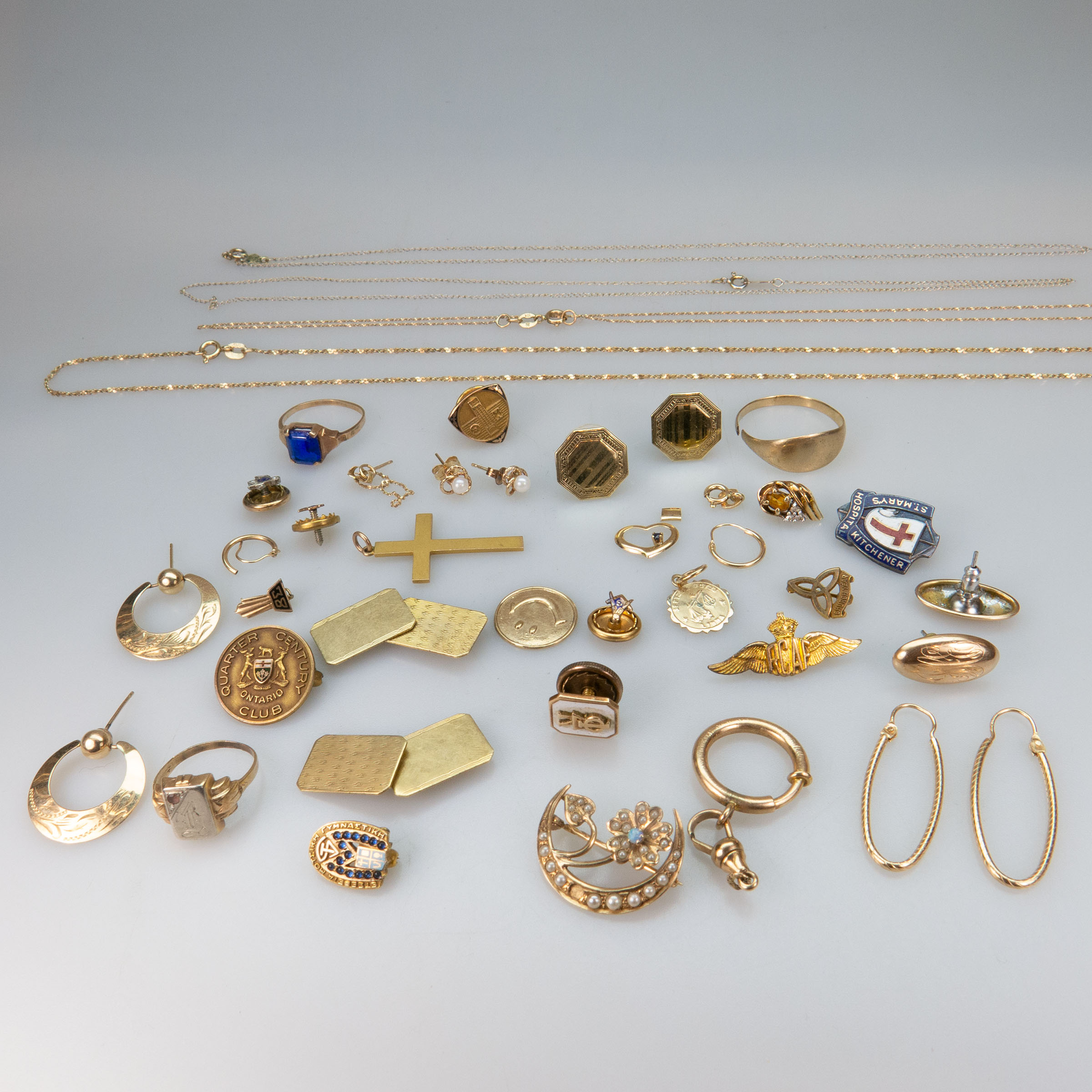 Group Of 10k Gold Jewellery