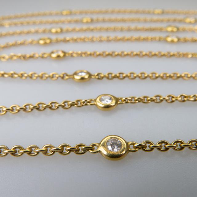 Long 18k Yellow Gold Necklace