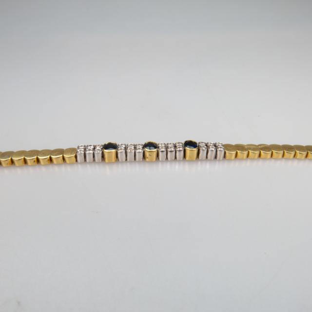 18k Yellow And White Gold Bracelet