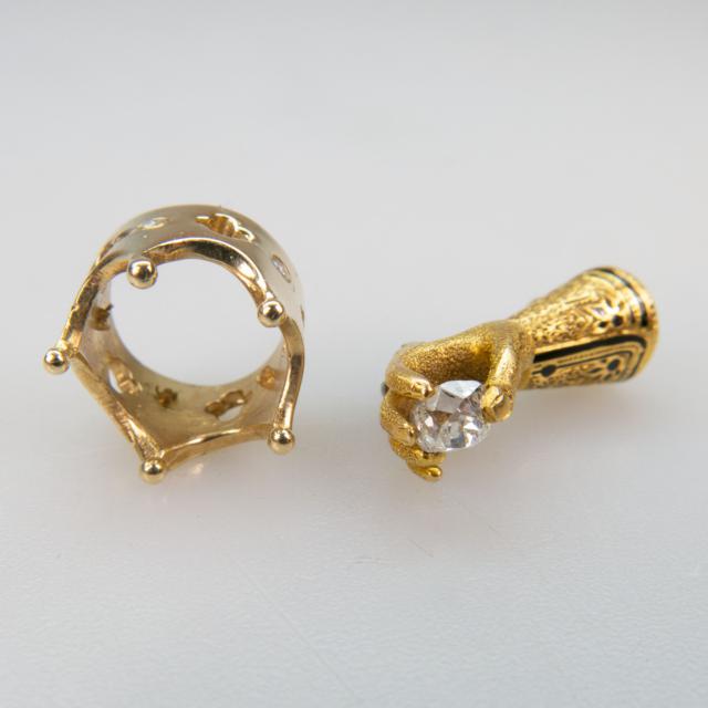 2 Pieces Of Yellow Gold Jewellery